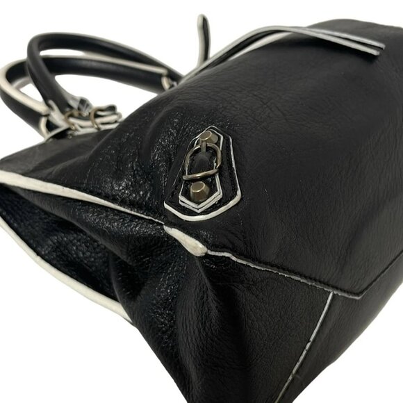 BALENCIAGA Papier Mini 305572 Black Leather - Tote Bag 596-053125 - Picture 5 of 9
